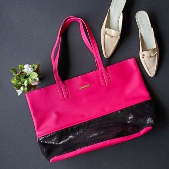 💍Juicy Couture Pink Large Tote - Picture 1 of 8